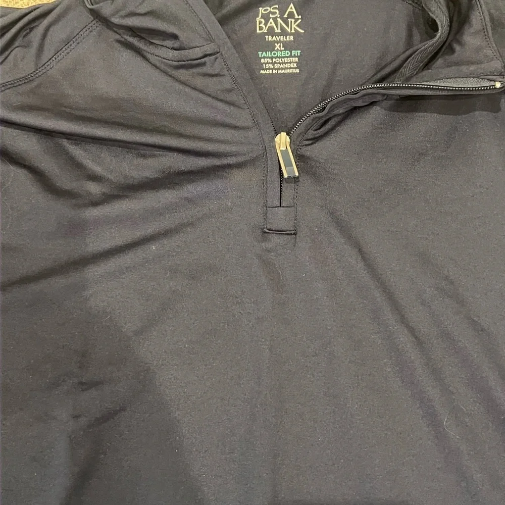 Men's Jos. A Bank Navy Quarter-Zip Golf Pullover